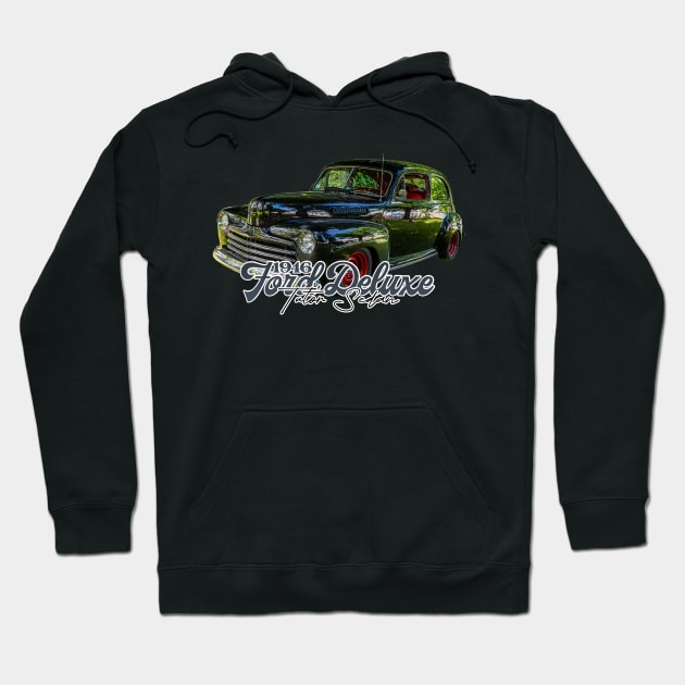 1946 Ford Deluxe Tudor Sedan Hoodie by Gestalt Imagery